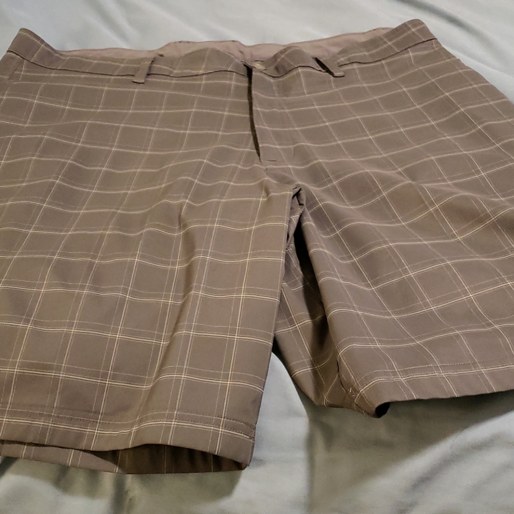 Grey plaid C9 duo dry hybrid short